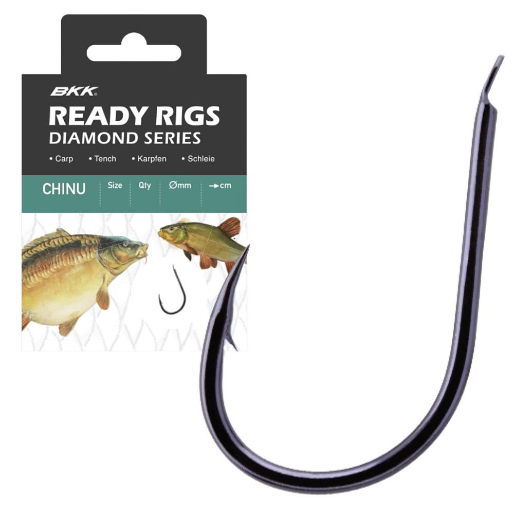 Гачок з повідцем BKK Ready Rig Chinu №6 0.20mm 70cm 10pcs