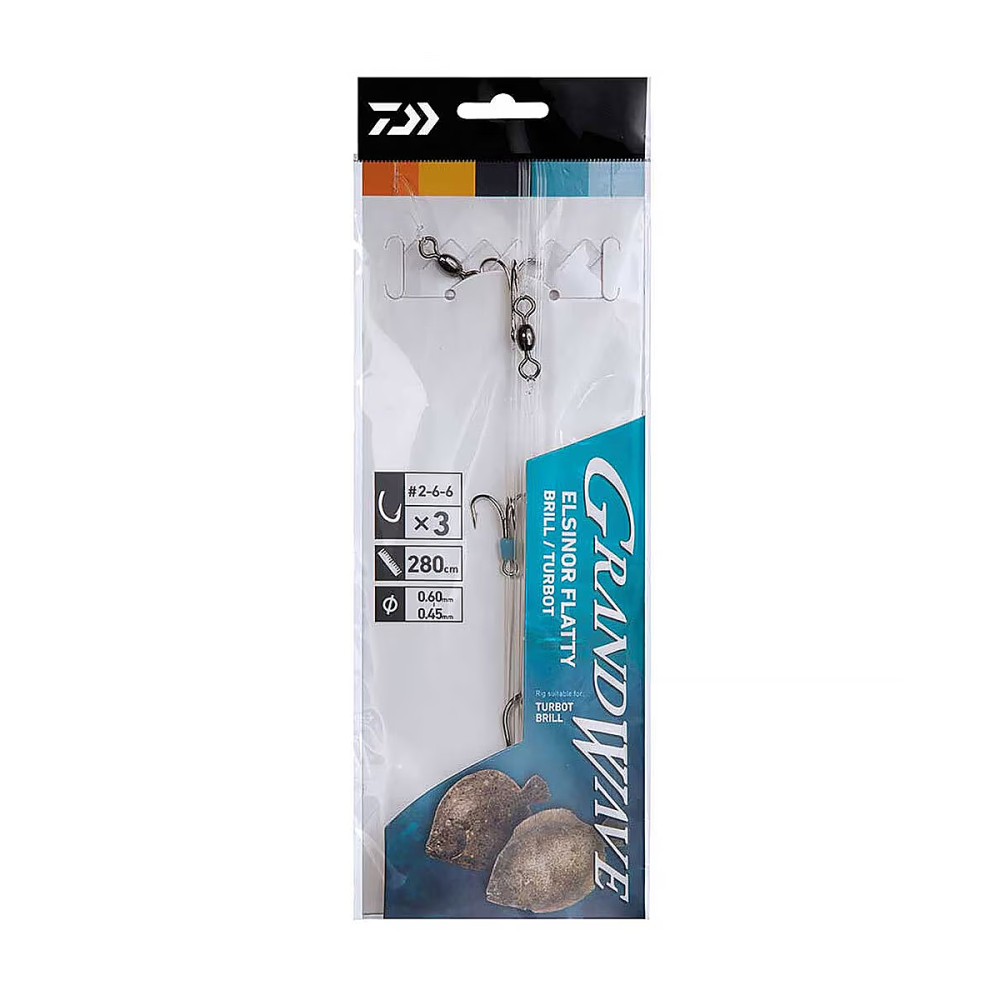 Морський монтаж Daiwa  GW Elsinor Flatty Yellow 2