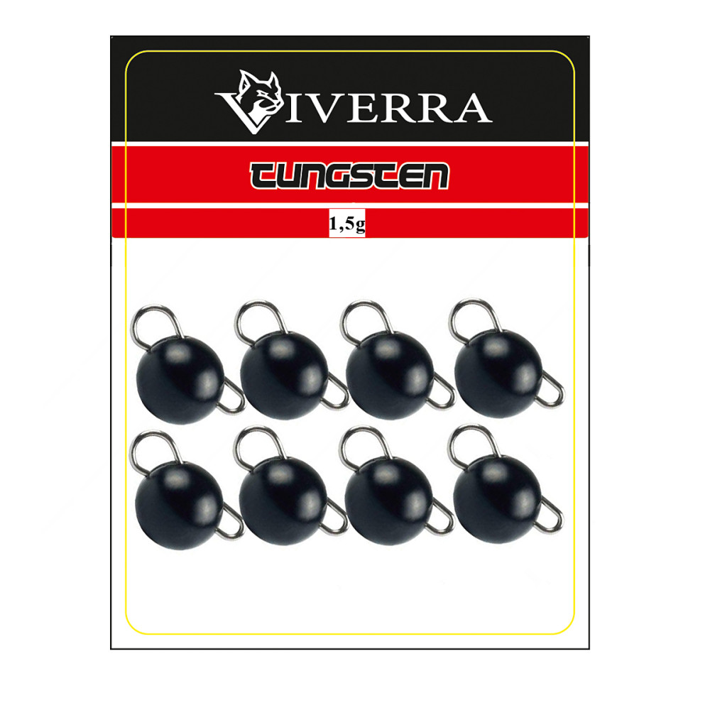 Розбірна вольфрамова чебурашка Viverra 1,5g Black