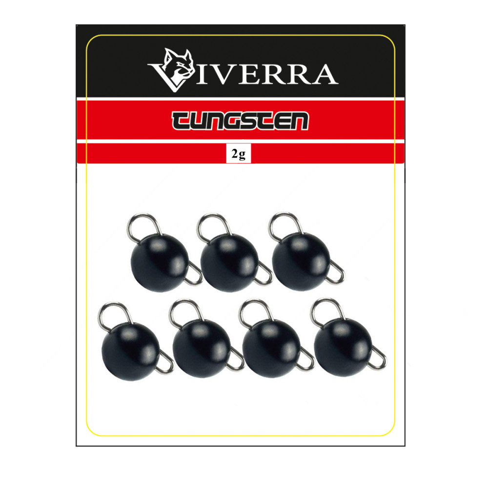 Розбірна вольфрамова чебурашка Viverra 1,5g Black