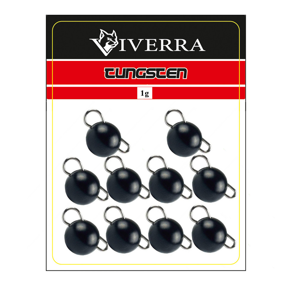 Розбірна вольфрамова чебурашка Viverra 1,5g Black