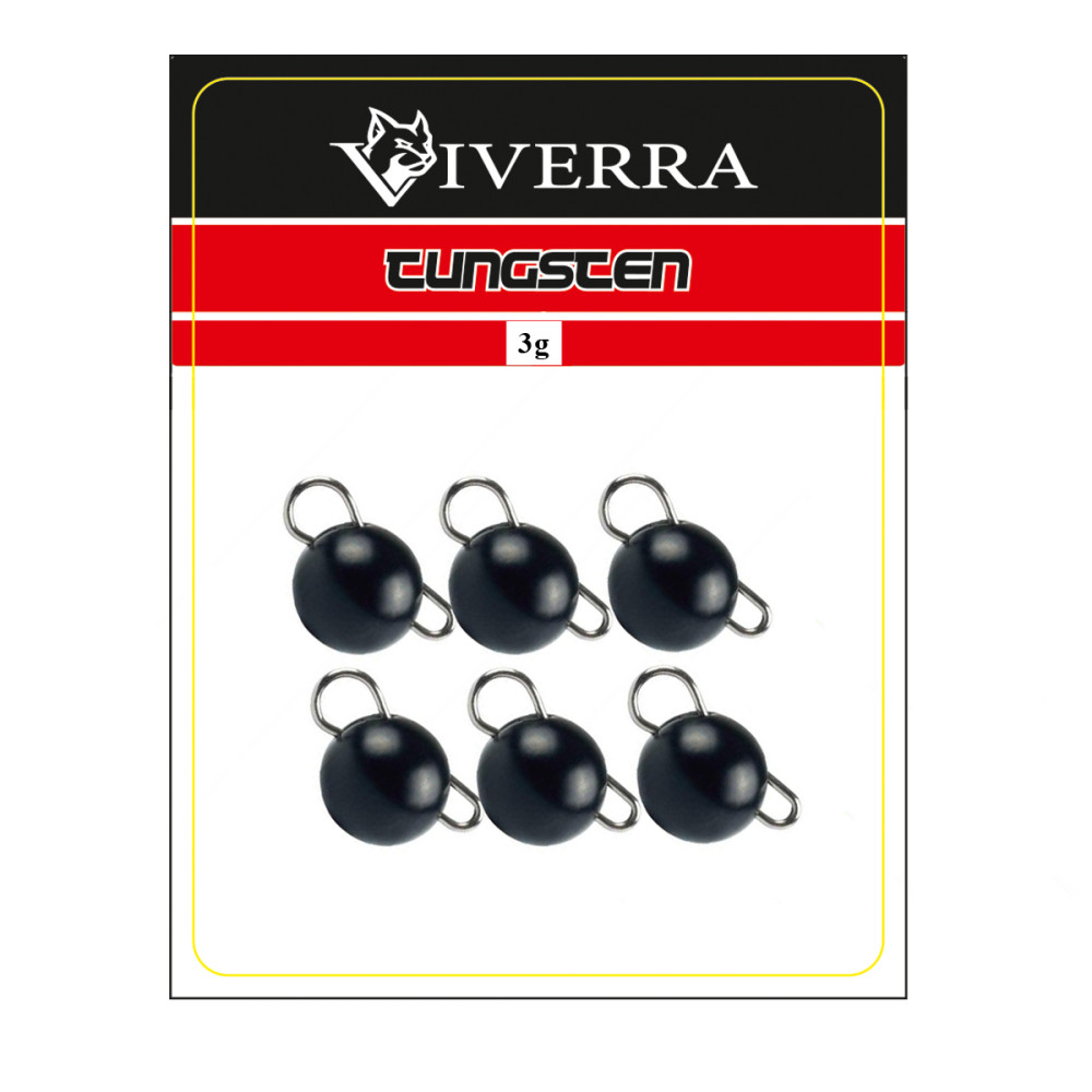 Розбірна вольфрамова чебурашка Viverra 1,5g Black