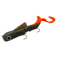 Силікон Musky Innovations Regular Bull Dawg 9" #Glitteroil/Orange