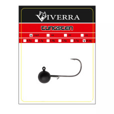 Джигголівка вольфрам Viverra 21,0g #6/0 Black