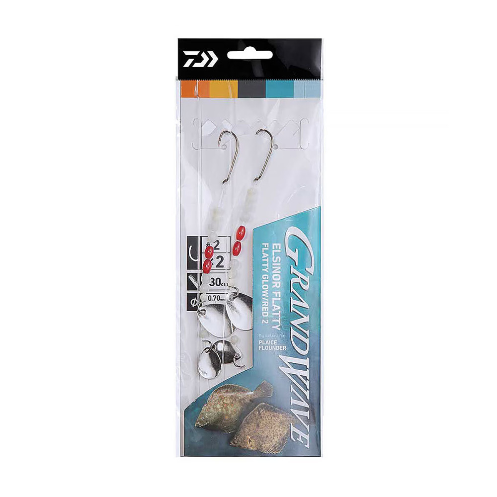 Морський монтаж Daiwa  GW Elsinor Flatty Yellow 1/0