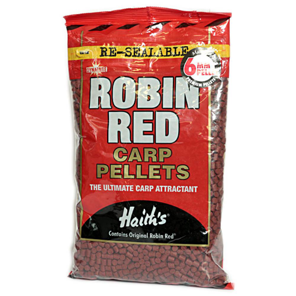 Пелетс Dynamite Baits Robin Red Carp Pellets 6mm 900g