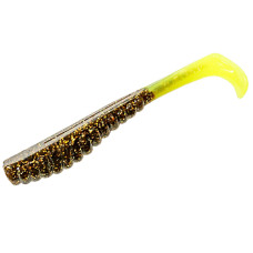 Плаваючий силікон ZMAN Swimmin` Trout Trick 3.5" 6pc #Rootbeer/Chartreuse Tail