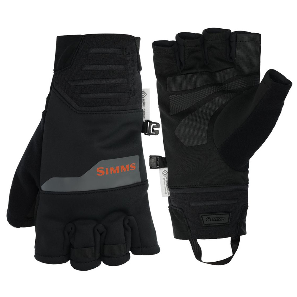 Рукавички Simms Windstopper Half Finger Glove Black XS