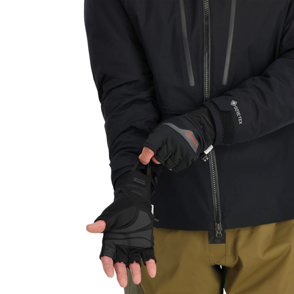 Рукавички Simms Windstopper Half Finger Glove Black XS