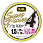 Шнур Duel Super X-Wire 4 200m 0.19mm 9kg 5Color Yellow Marking #1.2