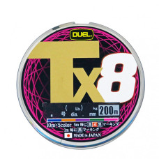 Шнур Duel Tx8 200M 5Color 13.6kg 0.21mm #1.5