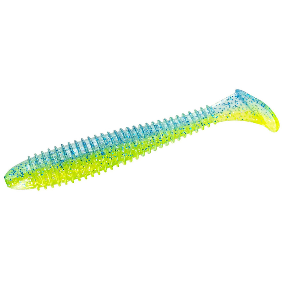 Силікон Big Bite Baits Pro Swimmer 3.8" 6pc #SS Shad