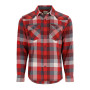 Сорочка Simms Santee Flannel Shirt Auburn Red/Slate Buffalo Check XXL