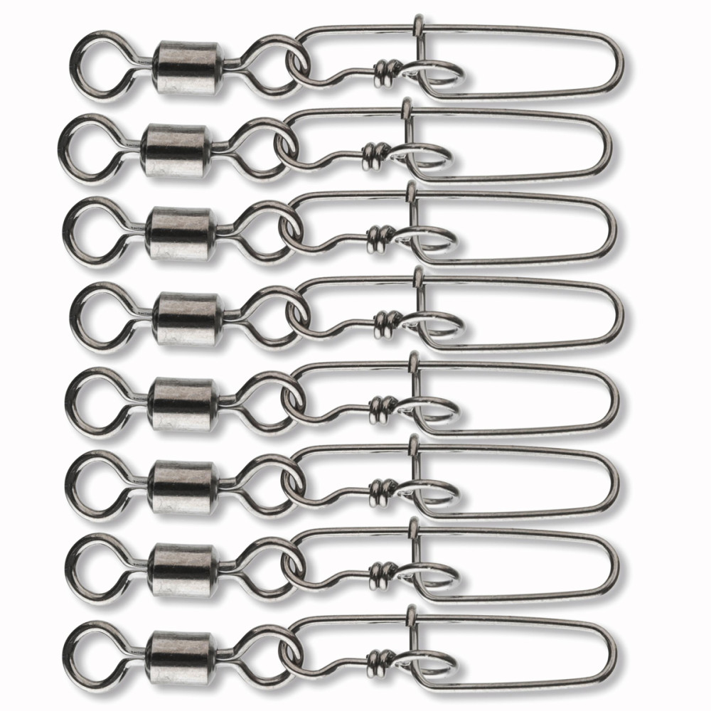 Вертлюжок з застібкою Daiwa Super Safe Lure Swivel Type II №1/0 55kg 8pcs