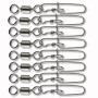 Вертлюжок з застібкою Daiwa Super Safe Lure Swivel Type II №1/0 55kg 8pcs