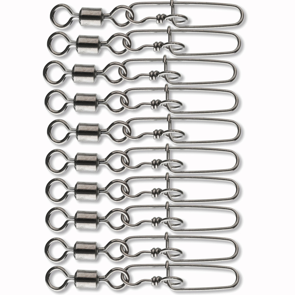 Вертлюжок з застібкою Daiwa Super Safe Lure Swivel Type II №1/0 55kg 8pcs