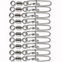 Вертлюжок з застібкою Daiwa Super Safe Lure Swivel Type II №1/0 55kg 8pcs