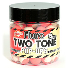 Бойли Dynamite Baits Pop-Ups Strawberry & Coconut Cream Two Tone 15mm Бойли Dynamite Baits Pop-Ups Strawberry & Coconut Cream Two Tone 15mm