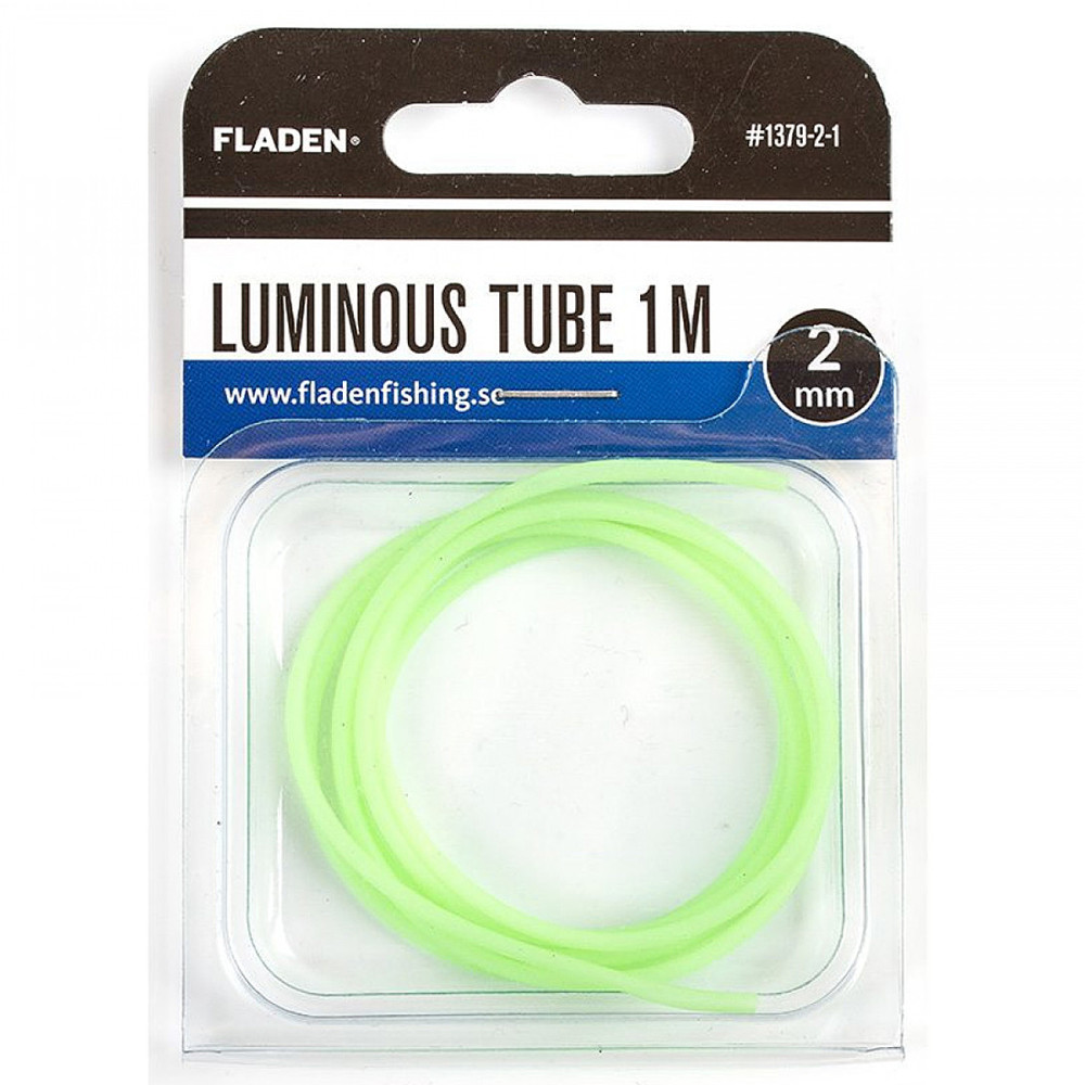 Люмінесцентна зелена вставка для монтажу Fladen Lumnious green 4mm 1m