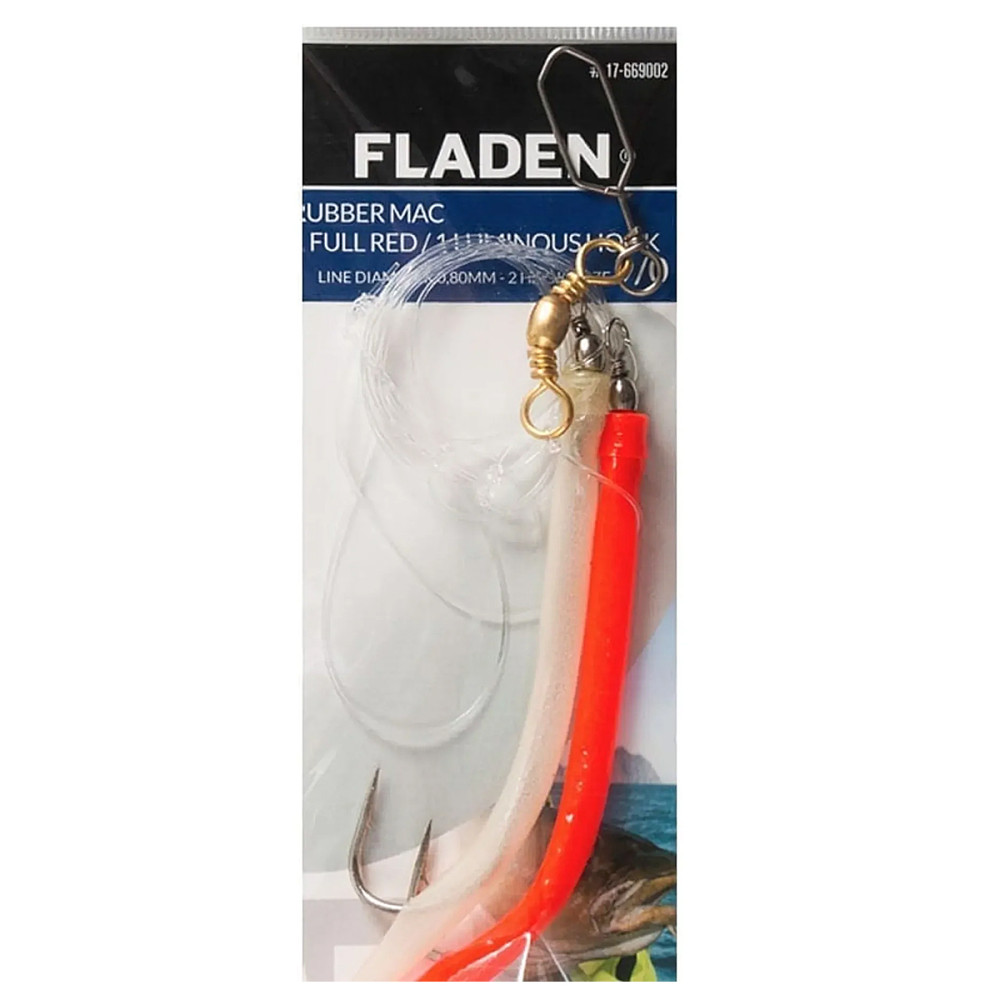 Морський монтаж Fladen Herringrig with real fishskin and lumino
