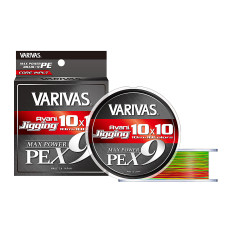 Шнур Varivas Avani Jigging Max Power X9 10*10 Multicolor 300m 38kg 0.370mm #5.0