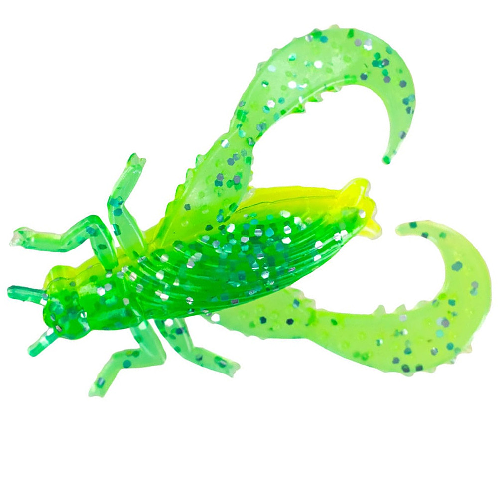 Силікон Big Bite Baits Bug Series-Cricket 1.25" 10pc #Mossback