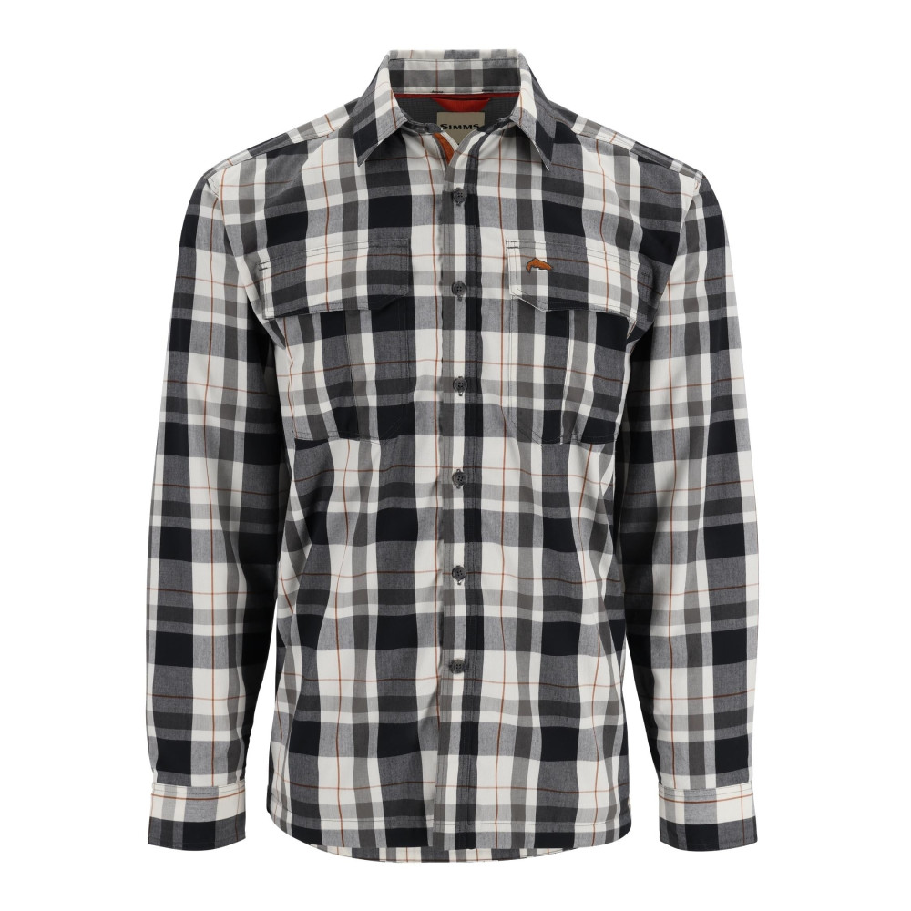 Сорочка Simms ColdWeather Shirt Gunmetal Logan Plaid M