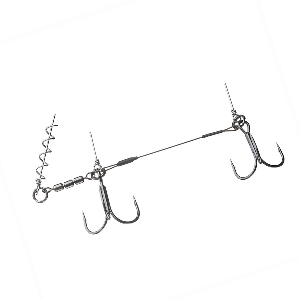 Стінгер Daiwa Prorex Screw-In Shallow Rig M 18-25cm 31.7kg #2/0, #1/0 1pc