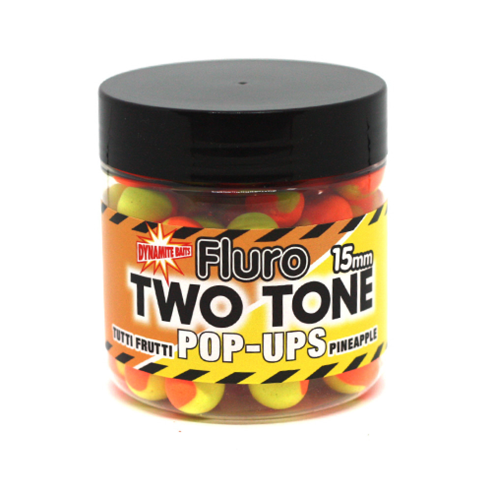 Бойли Dynamite Baits Fluro Two Tone Pop-Ups Tutti & Pineapple 15mm