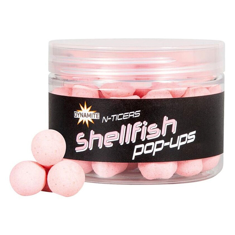 Бойли Dynamite Baits Pop-Up N-Ticers Shellfish 12mm