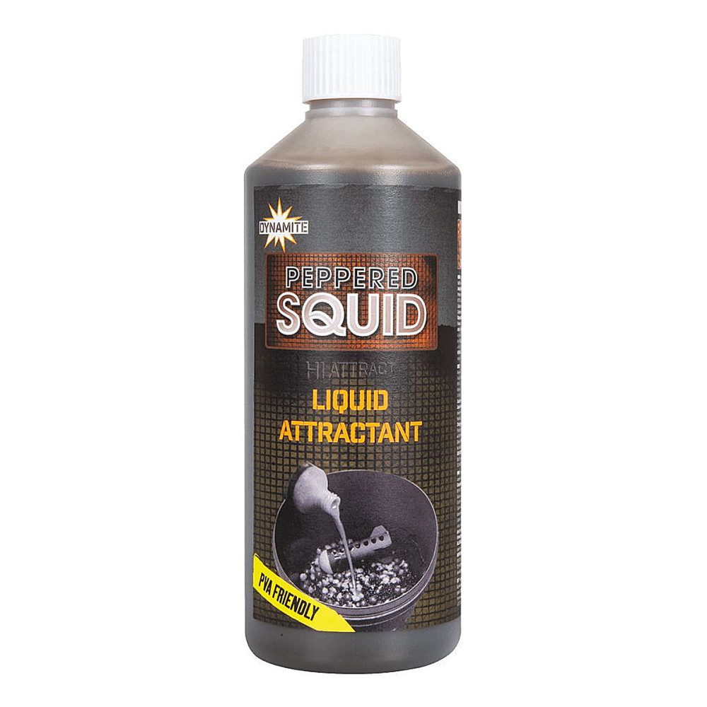 Діп Dynamite Baits Squid Liquid Attractant Peppered Squid 500ml
