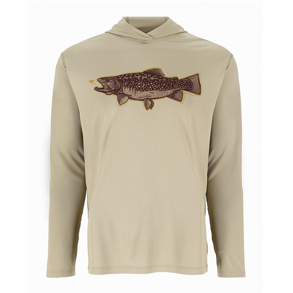 Худі Simms Tech Hoody - Artist Series Stone Trout Fly L