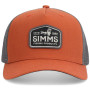 Кепка Simms Double Haul Trucker Simms Orange
