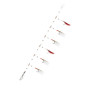 Монтаж Daiwa Grand Wave Mackerel Rig 360° 135cm 0.4/0.6mm #2/0 Red Yellow