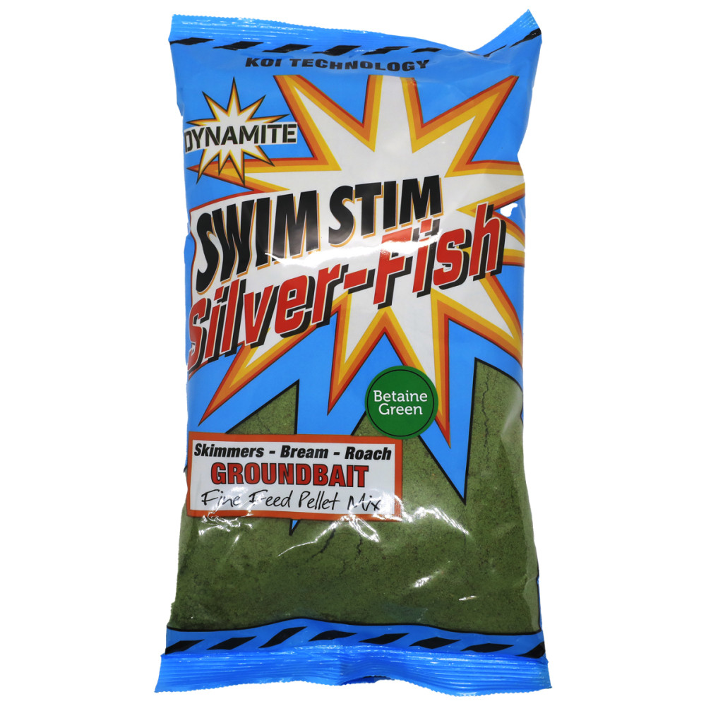 Принада Dynamite Baits Swim Stim Commercial Groundbait - Silver Fish - Green 900g