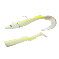 Силікон Berkley PowerBait Sandeel 210mm #White Chartreuse