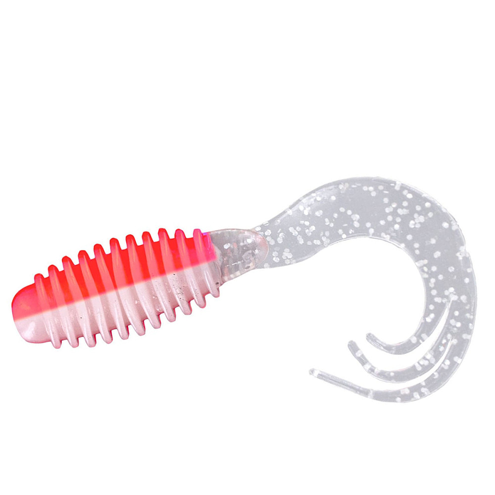 Силікон Big Bite Baits Ring Triple Tip Grub 2" 10pc #Chart Pepper