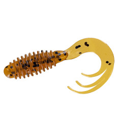 Силікон Big Bite Baits Ring Triple Tip Grub 2" 10pc #Pumpkin Pepper