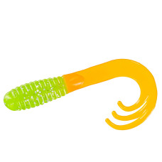 Силікон Big Bite Baits Triple Tip Grub 2" 10pc #Chart Shine Org Tail