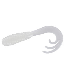 Силікон Big Bite Baits Triple Tip Grub 2" 10pc #White