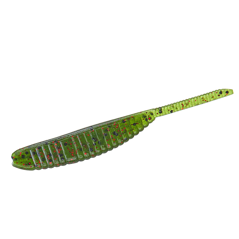 Силікон Gary Yamamoto Shad Shape Worm 3.75" #Watermelon Red