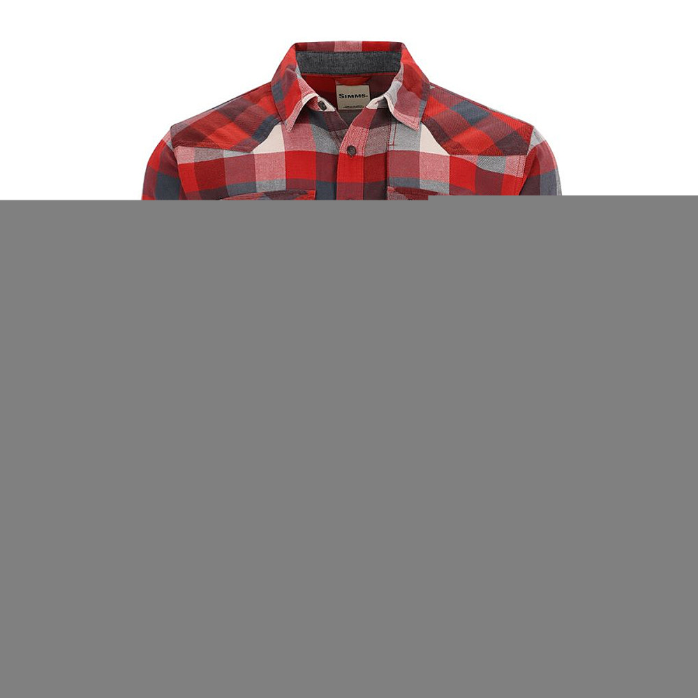 Сорочка Simms Santee Flannel Shirt Auburn Red/Slate Buffalo Check M