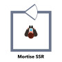 Ригельний замок ATIS Lock Mortise SS-R врізний для системи контролю доступу